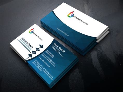 financial consulting card template.